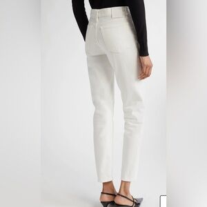 TOTEME  Low Rise Organic Cotton Tapered Straight Leg Jeans
size 24